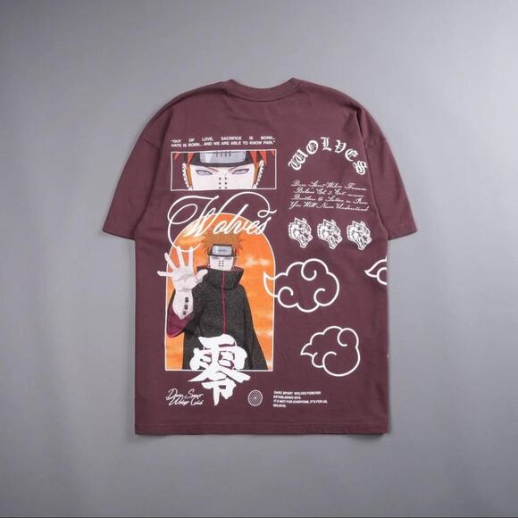 Darc sport naruto (1 of 500) Know Pain oversized tee - Picture 1 of 4
